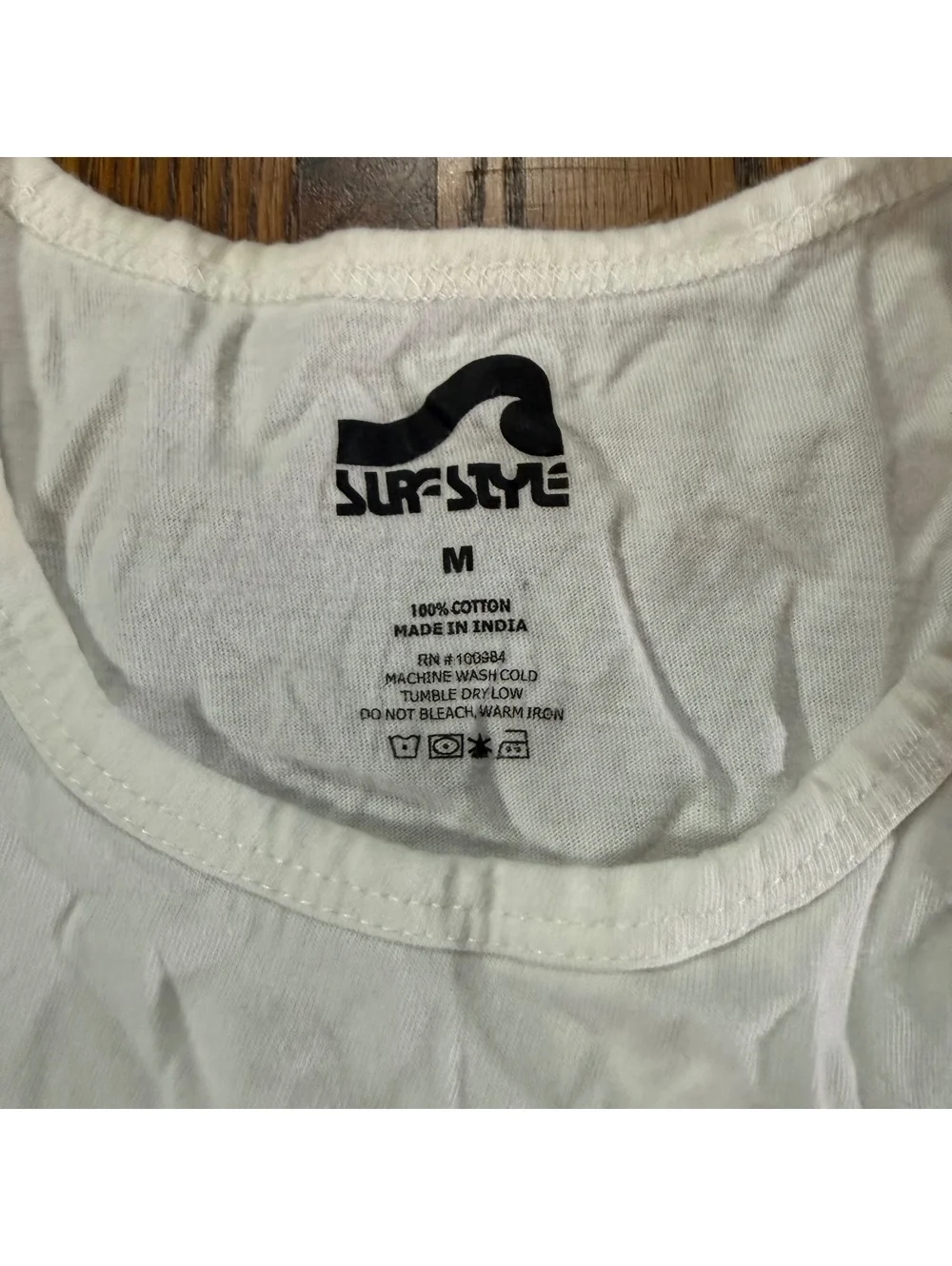 Surf Style South Beach Miami Tank Top White Neon Pink Graphic Boys Size M
